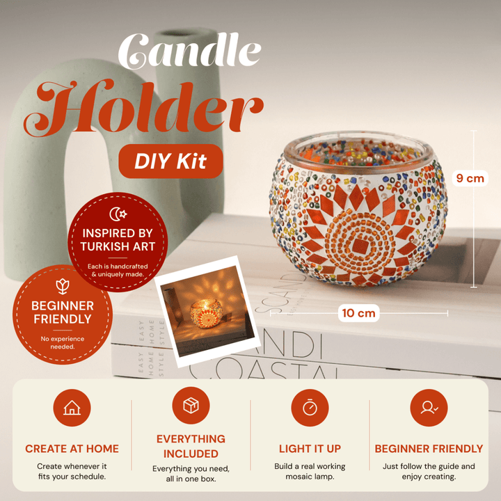 Candle Holder DIY Kit - Artmasterclass USA WestDIY Kits