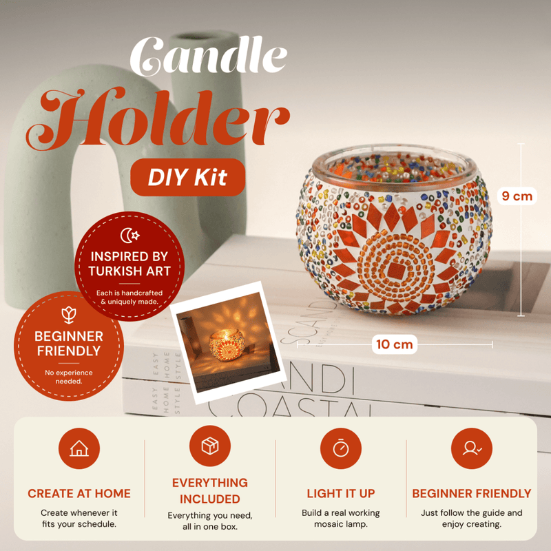 Candle Holder DIY Kit - Artmasterclass USA WestDIY Kits