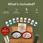 Ceramic Painting DIY Kit - Artmasterclass USA WestDIY Kits