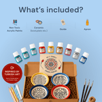 Ceramic Painting DIY Kit - Artmasterclass USA WestDIY Kits