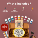 Ceramic Painting DIY Kit - Artmasterclass USA WestDIY Kits