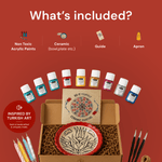 Ceramic Painting DIY Kit - Artmasterclass USA WestDIY Kits