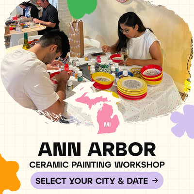 Ceramic Painting Workshop Classes in Ann Arbor, MI - Artmasterclass GlobalWorkshop