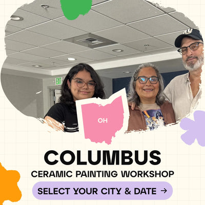 Ceramic Painting Workshop Classes in Columbus, OH - Artmasterclass GlobalWorkshop