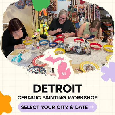 Ceramic Painting Workshop Classes in Detroit, MI - Artmasterclass GlobalWorkshop