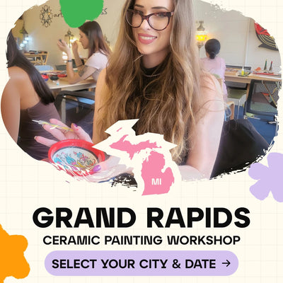 Ceramic Painting Workshop Classes in Grand Rapids, MI - Artmasterclass GlobalWorkshop