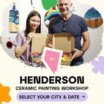 Ceramic Painting Workshop Classes in Henderson - Artmasterclass GlobalWorkshop - Popup