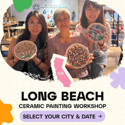 Ceramic Painting Workshop Classes in Long Beach, CA - Artmasterclass GlobalWorkshop
