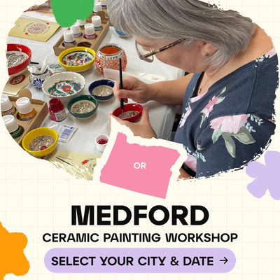 Ceramic Painting Workshop Classes in Medford, OR - Artmasterclass GlobalWorkshop