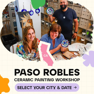 Ceramic Painting Workshop Classes in Paso Robles - Artmasterclass USA West