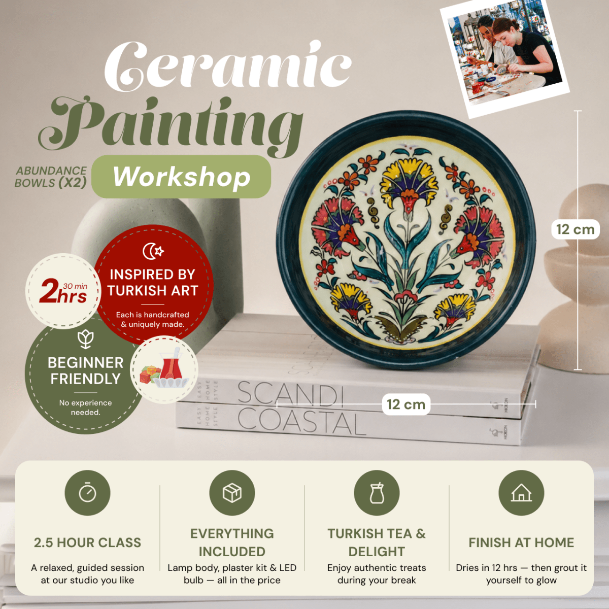 Ceramic Painting Workshop Classes in Paso Robles - Artmasterclass USA West