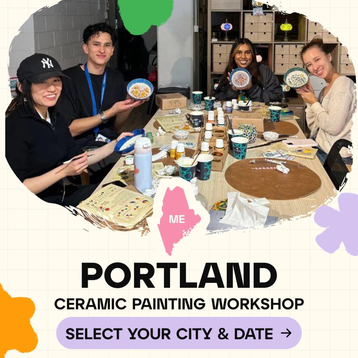 Ceramic Painting Workshop Classes in Portland - Artmasterclass USA West