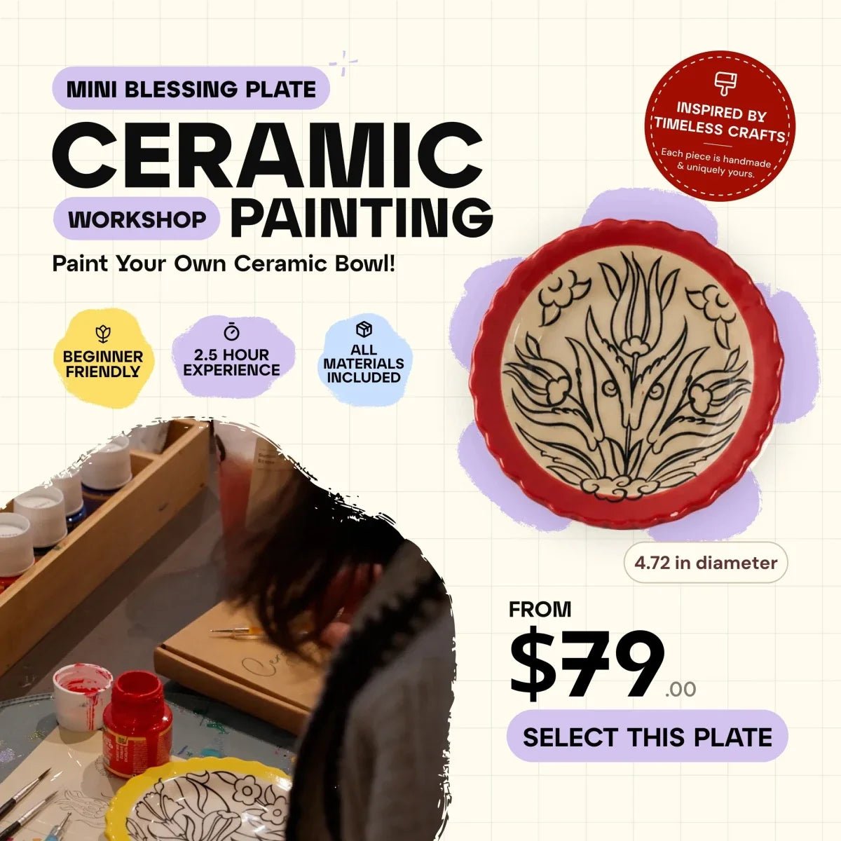 Ceramic Painting Workshop Classes in Portland, ME - Artmasterclass GlobalWorkshop