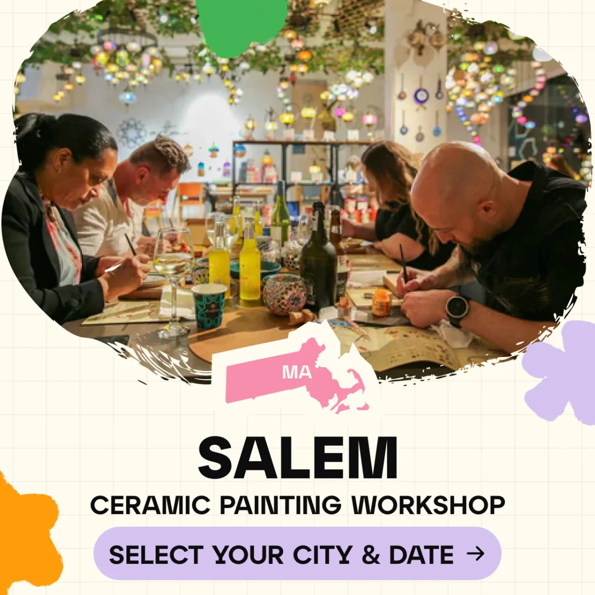 Ceramic Painting Workshop Classes in Salem - Artmasterclass USA West