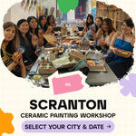Ceramic Painting Workshop Classes in Scranton - Artmasterclass GlobalWorkshop - Popup