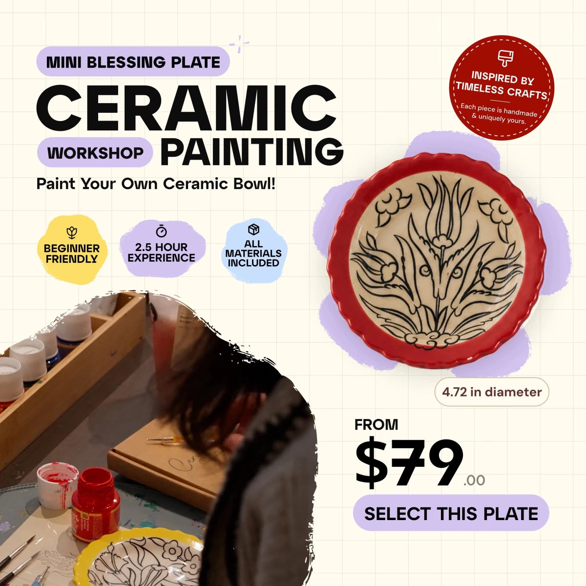 Ceramic Painting Workshop Classes in Springfield - Artmasterclass GlobalWorkshop