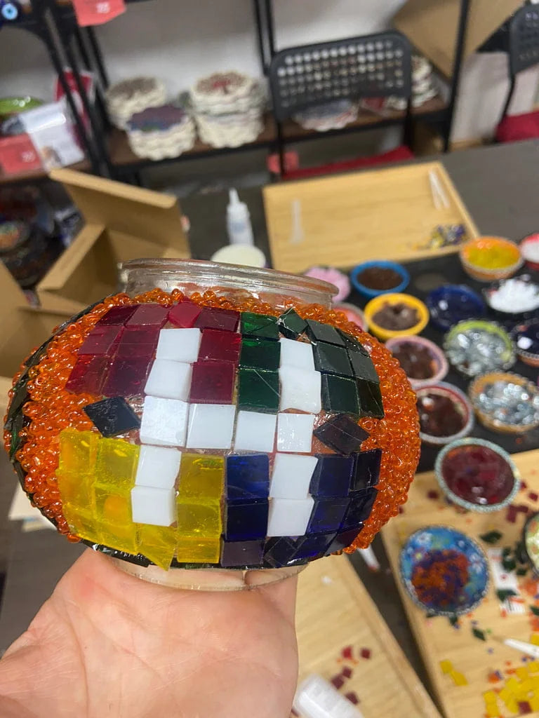 Mosaic lamp design