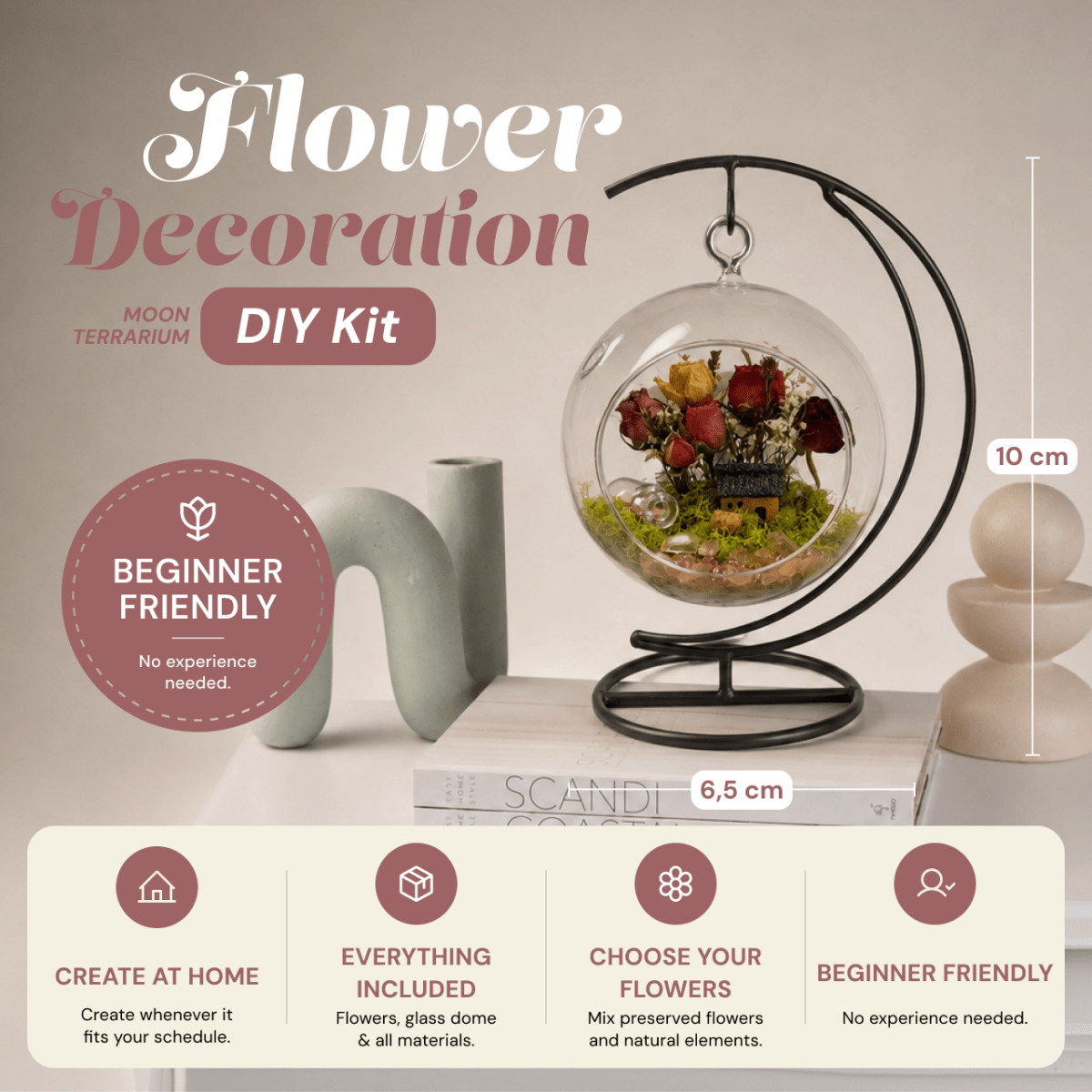Flower Decoration DIY Kit - Artmasterclass USA WestDIY Kits