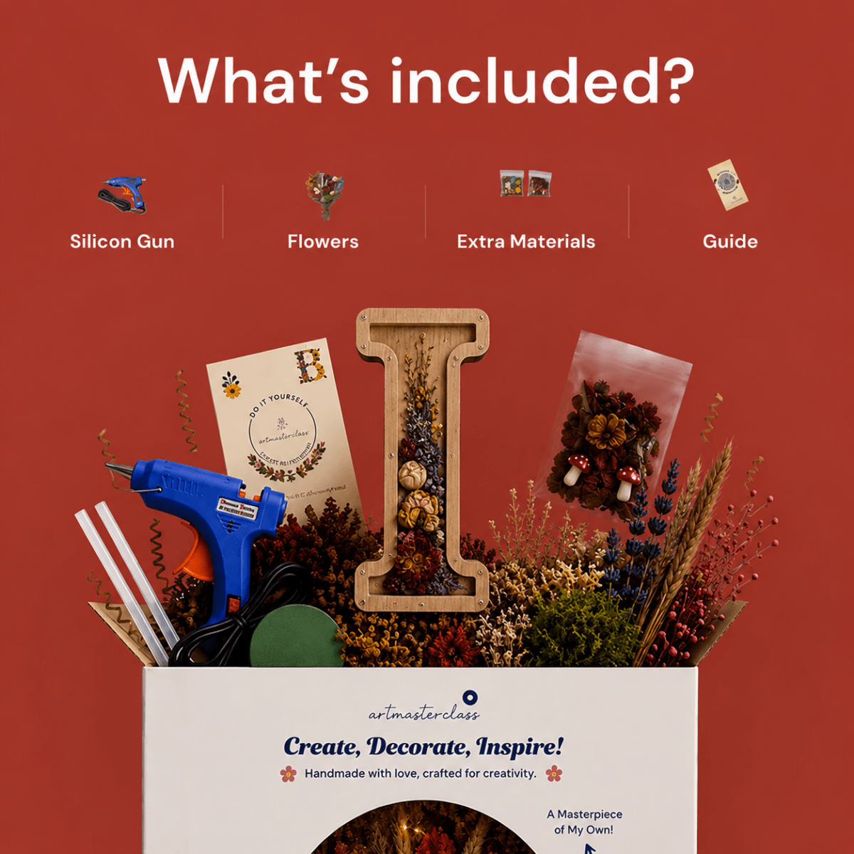 Flower Decoration DIY Kit - Artmasterclass USA WestDIY Kits