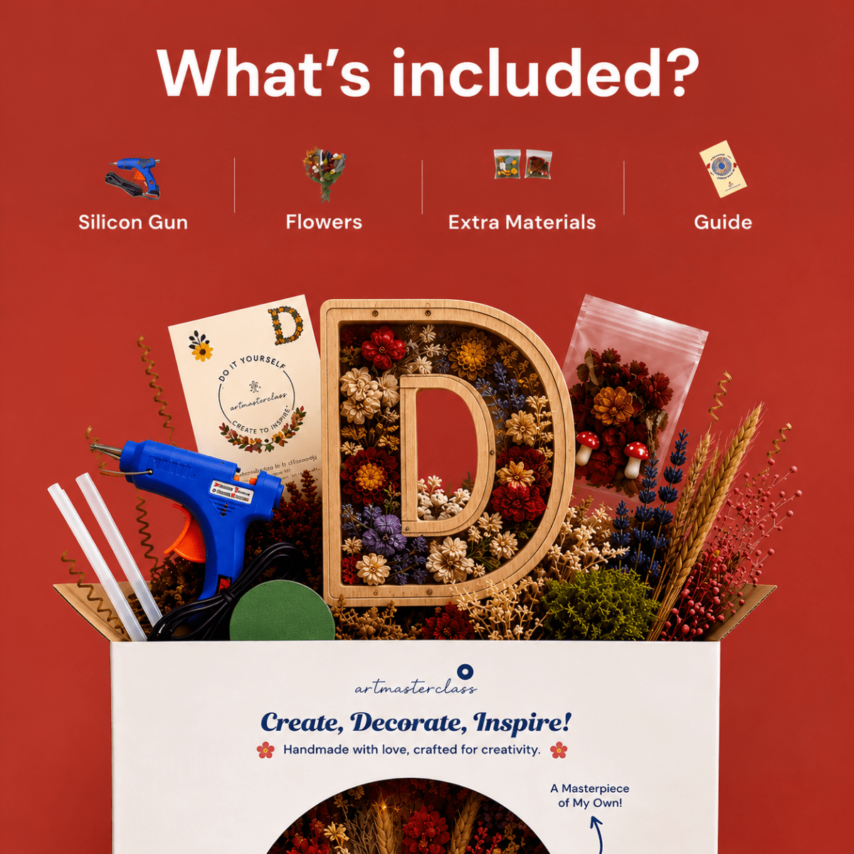Flower Decoration DIY Kit - Artmasterclass USA WestDIY Kits