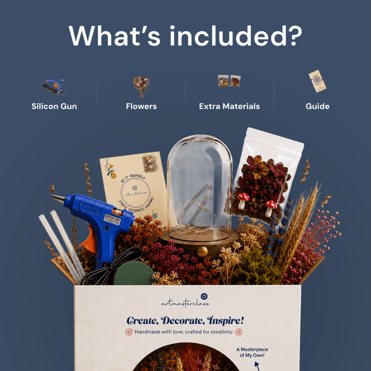 Flower Decoration DIY Kit - Artmasterclass USA WestDIY Kits