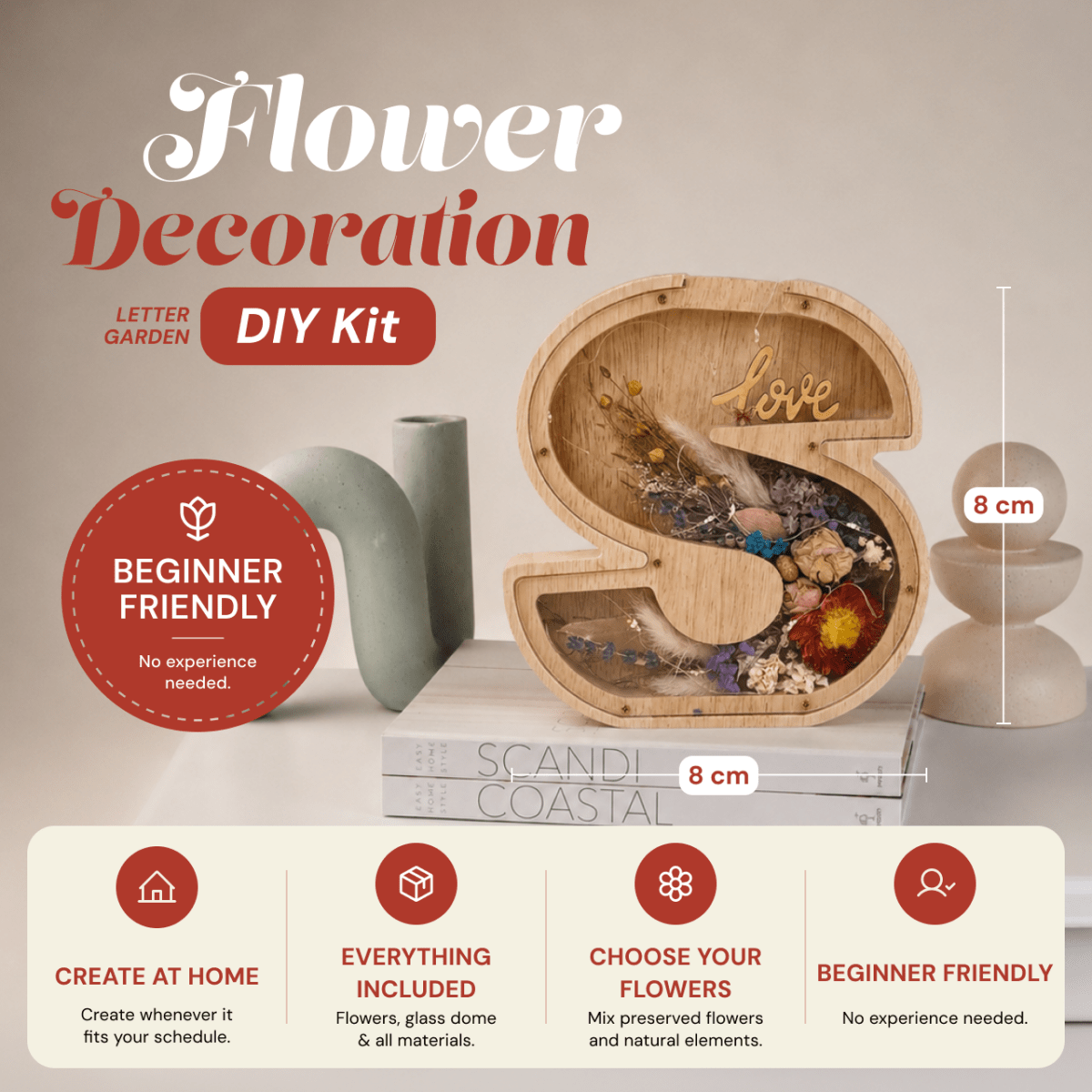 Flower Decoration DIY Kit - Artmasterclass USA WestDIY Kits