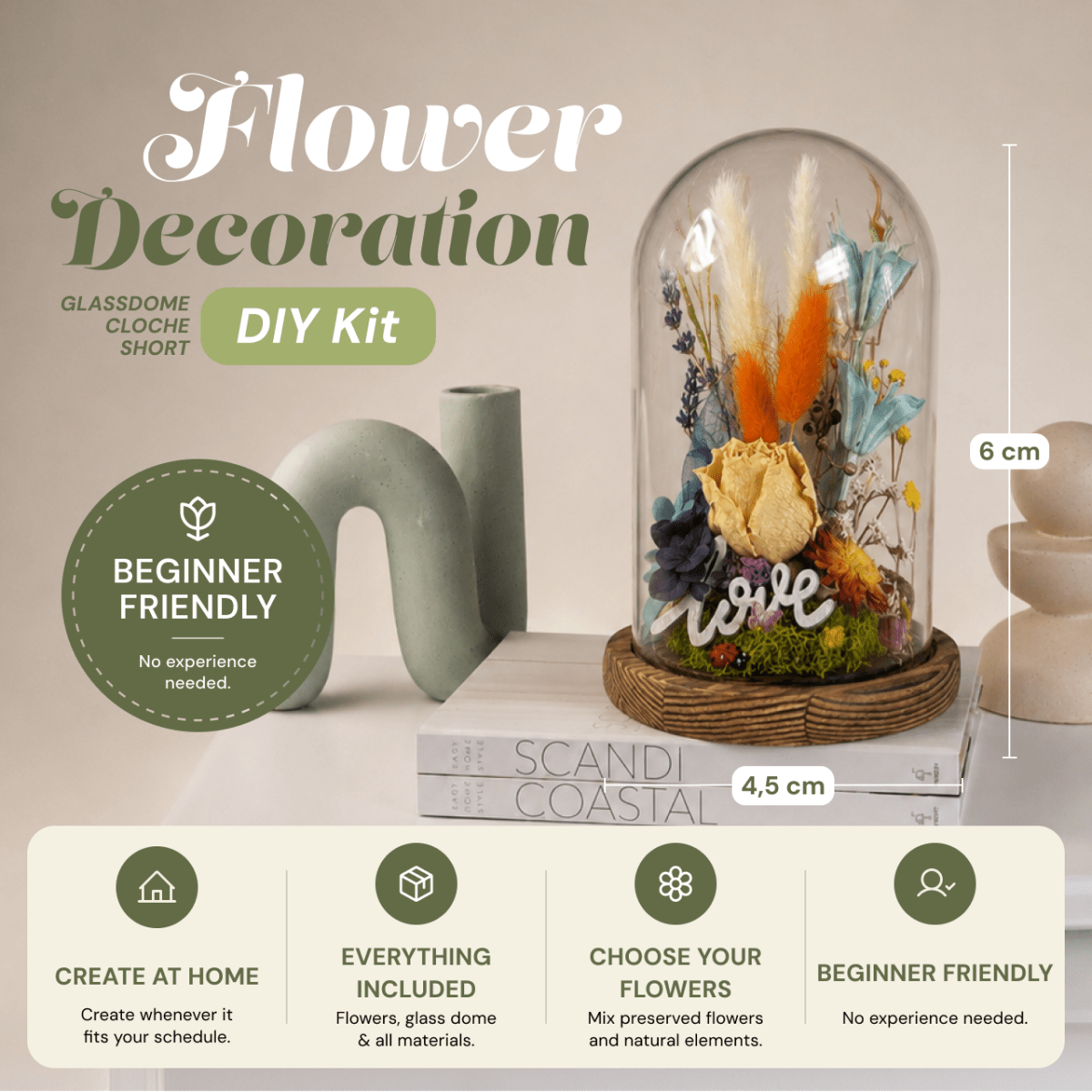 Flower Decoration DIY Kit - Artmasterclass USA WestDIY Kits
