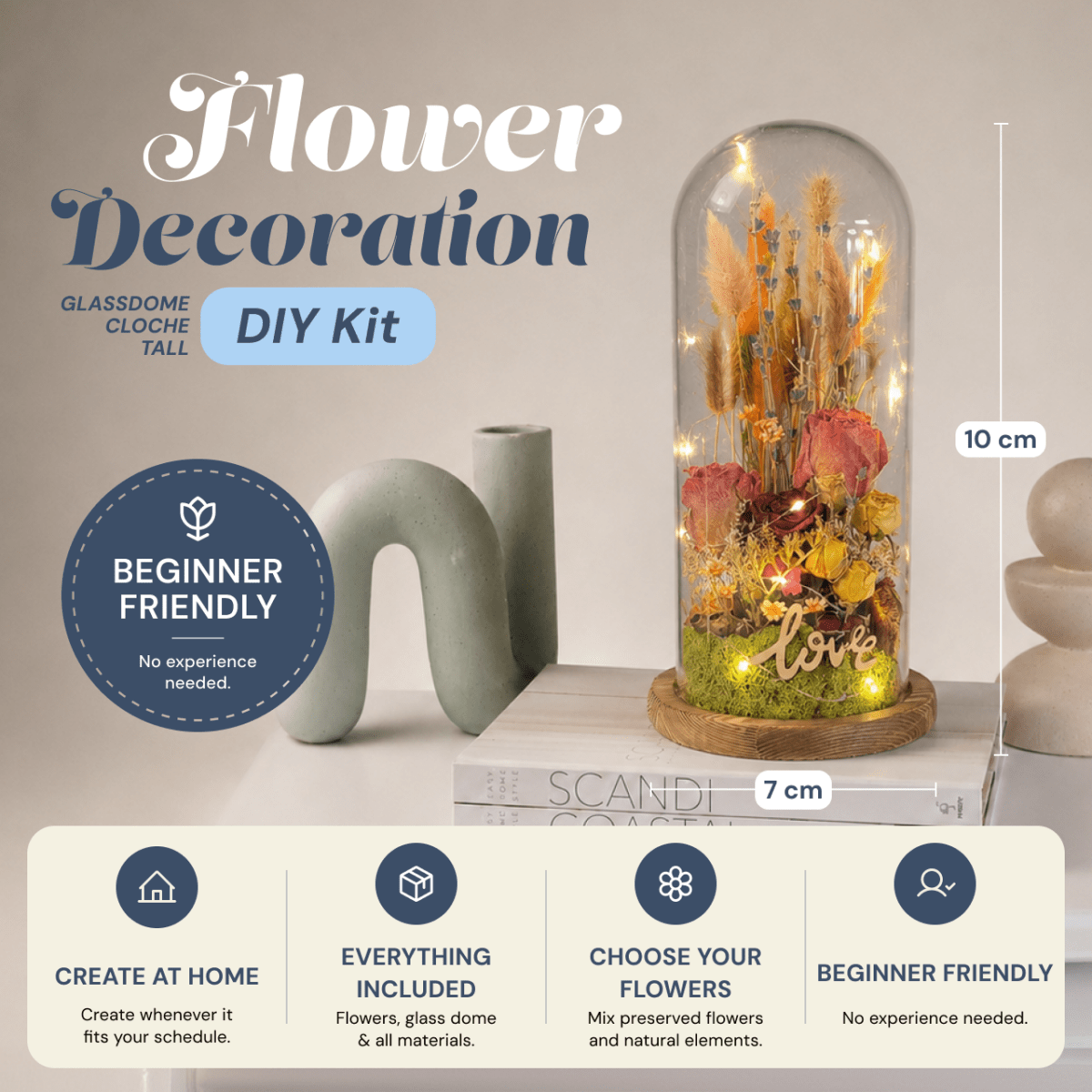 Flower Decoration DIY Kit - Artmasterclass USA WestDIY Kits