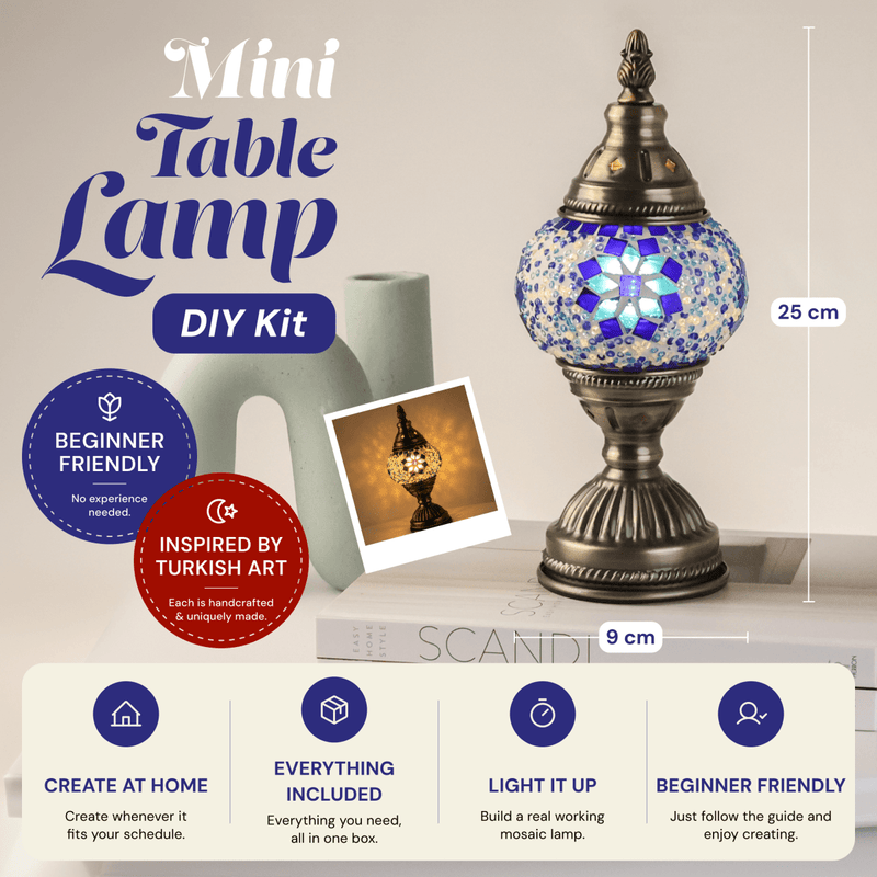 Mini Table Lamp DIY Kit - Artmasterclass USA WestDIY Kits