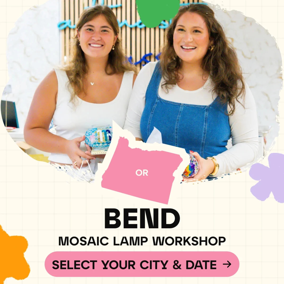 Mosaic Workshop Classes in Bend - Artmasterclass USA WestWorkshop