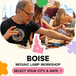 Mosaic Workshop Classes in Boise - Artmasterclass USA WestWorkshop