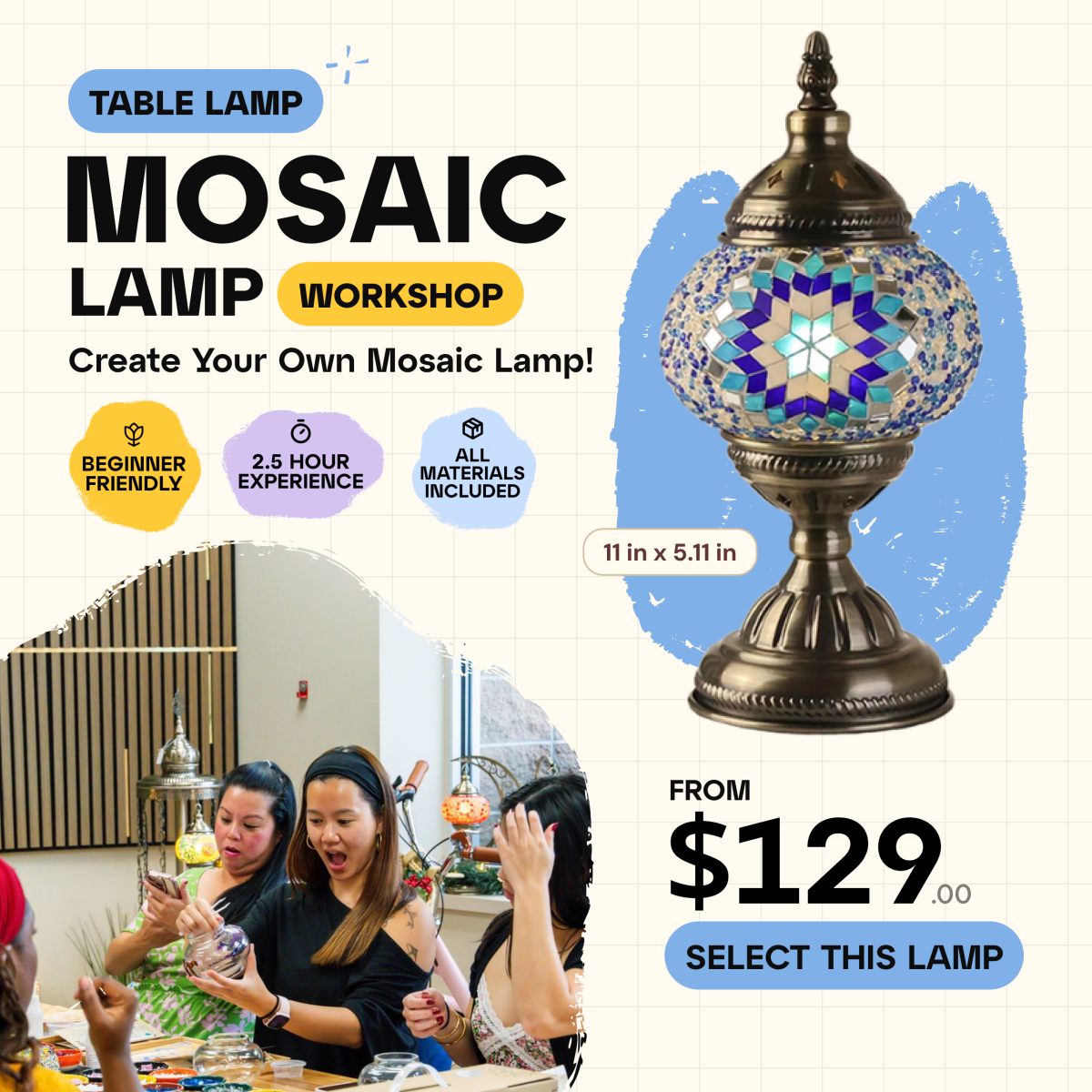 Mosaic Workshop Classes in Orange County, CA - Artmasterclass GlobalWorkshop