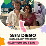 Mosaic Workshop Classes in San Diego - Artmasterclass GlobalWorkshop - Popup