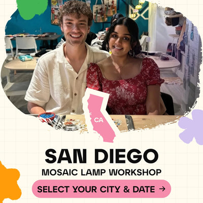 Mosaic Workshop Classes in San Diego - Artmasterclass GlobalWorkshop - Popup