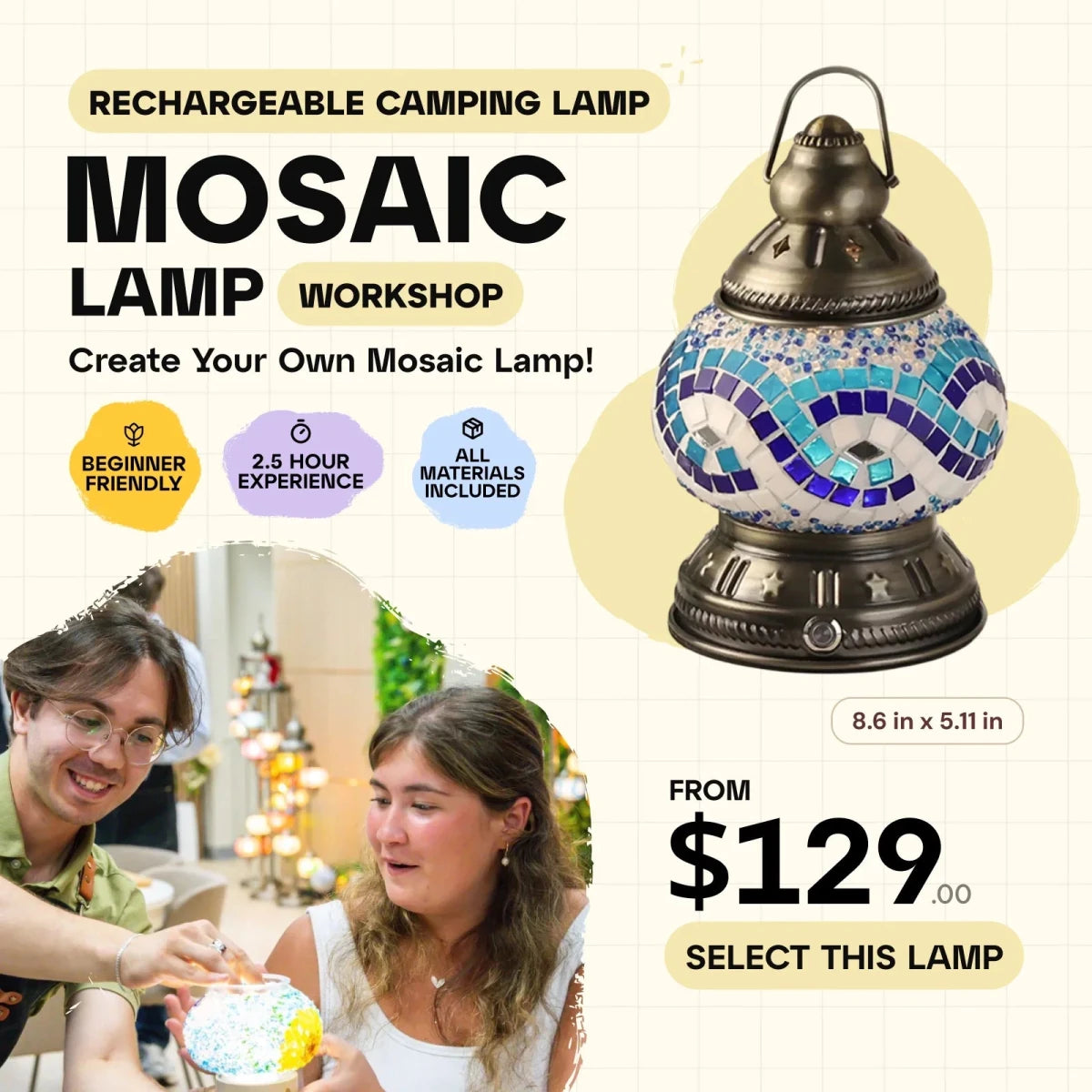 Mosaic Workshop Classes in Seattle, WA - Artmasterclass GlobalWorkshop