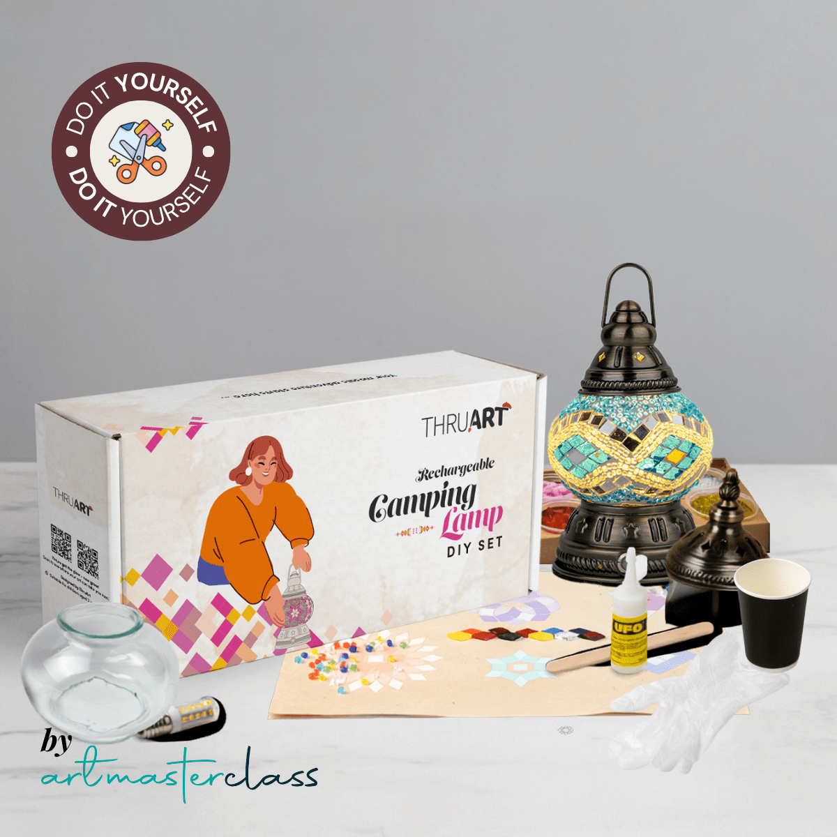 Rechargeable Camping Lamp DIY Kit - Artmasterclass USA WestDIY Kits