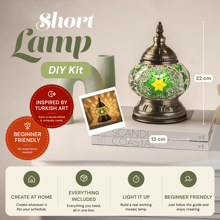Short Table Lamp DIY Kit - Artmasterclass USA West